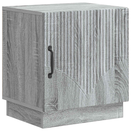 vidaXL Κομοδίνο Γκρι Sonoma 43 x 34,5 x 47 εκ. Επεξεργασμένο Ξύλο