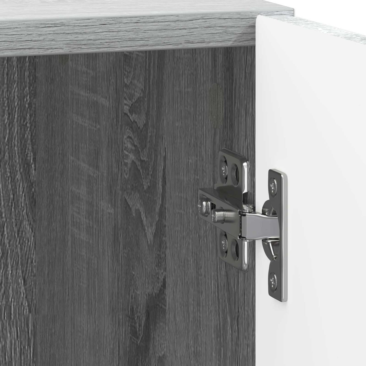 vidaXL Κομοδίνο 2 τμχ. Γκρι Sonoma 43 x 34,5 x 47 εκ.