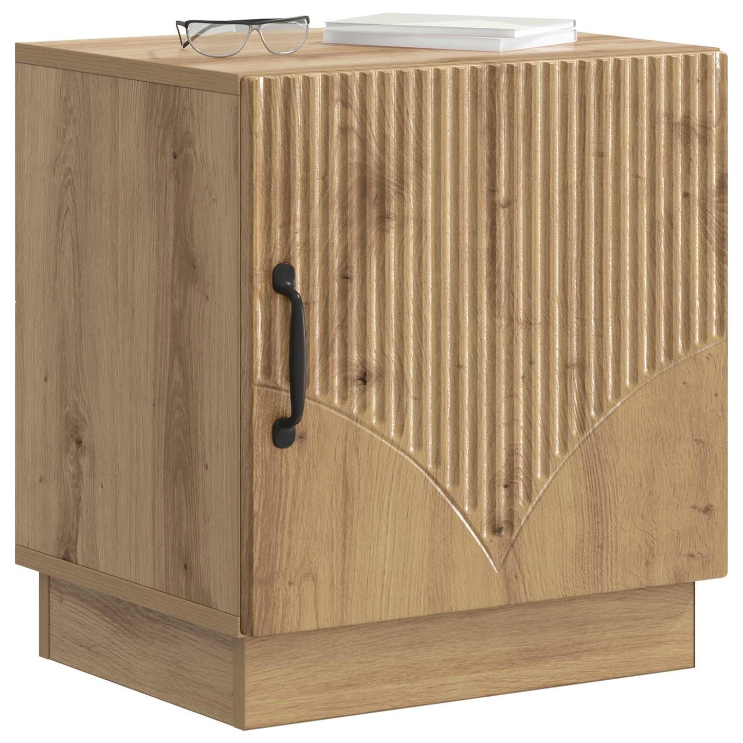 vidaXL Κομοδίνο Artisian Δρυς 43 x 34,5 x 47 εκ. Επεξεργασμένο Ξύλο