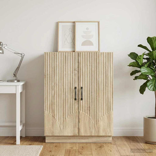 vidaXL Πλαϊνό γραφείο Sonoma Δρυς 66 x 34,5 x 87 εκ.