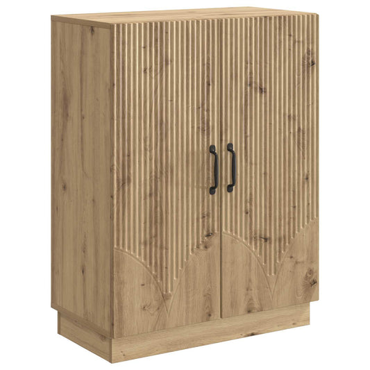 vidaXL Πλαϊνό γραφείο Artisan Δρυς 66 x 34,5 x 87 εκ.