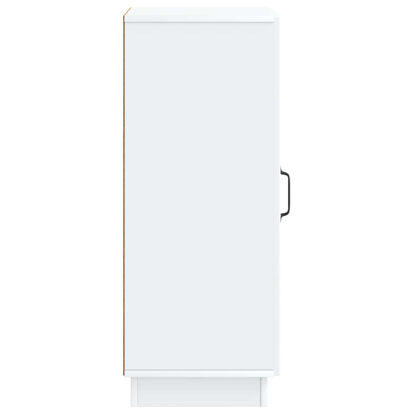vidaXL Πλαϊνό γραφείο Λευκό 33 x 34,5 x 87 εκ. Επεξεργασμένο Ξύλο