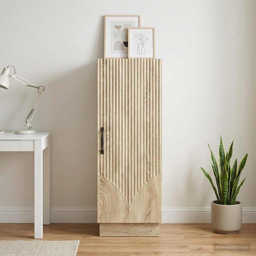 vidaXL Πλαϊνό γραφείο Sonoma Δρυς 33 x 34,5 x 87 εκ.