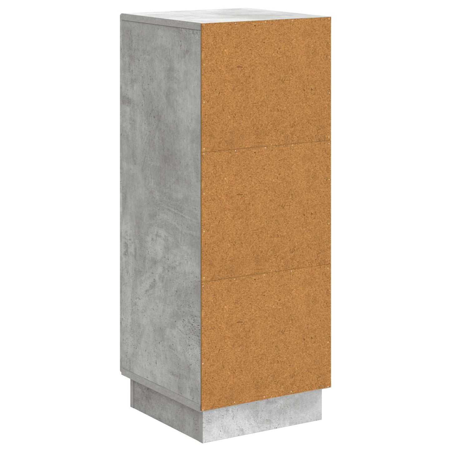 vidaXL Πλαϊνό γραφείο Γκρι Σκυροδέματος 33 x 34,5 x 87 εκ.