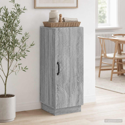 vidaXL Πλαϊνό γραφείο Γκρι Sonoma 33 x 34,5 x 87 εκ.
