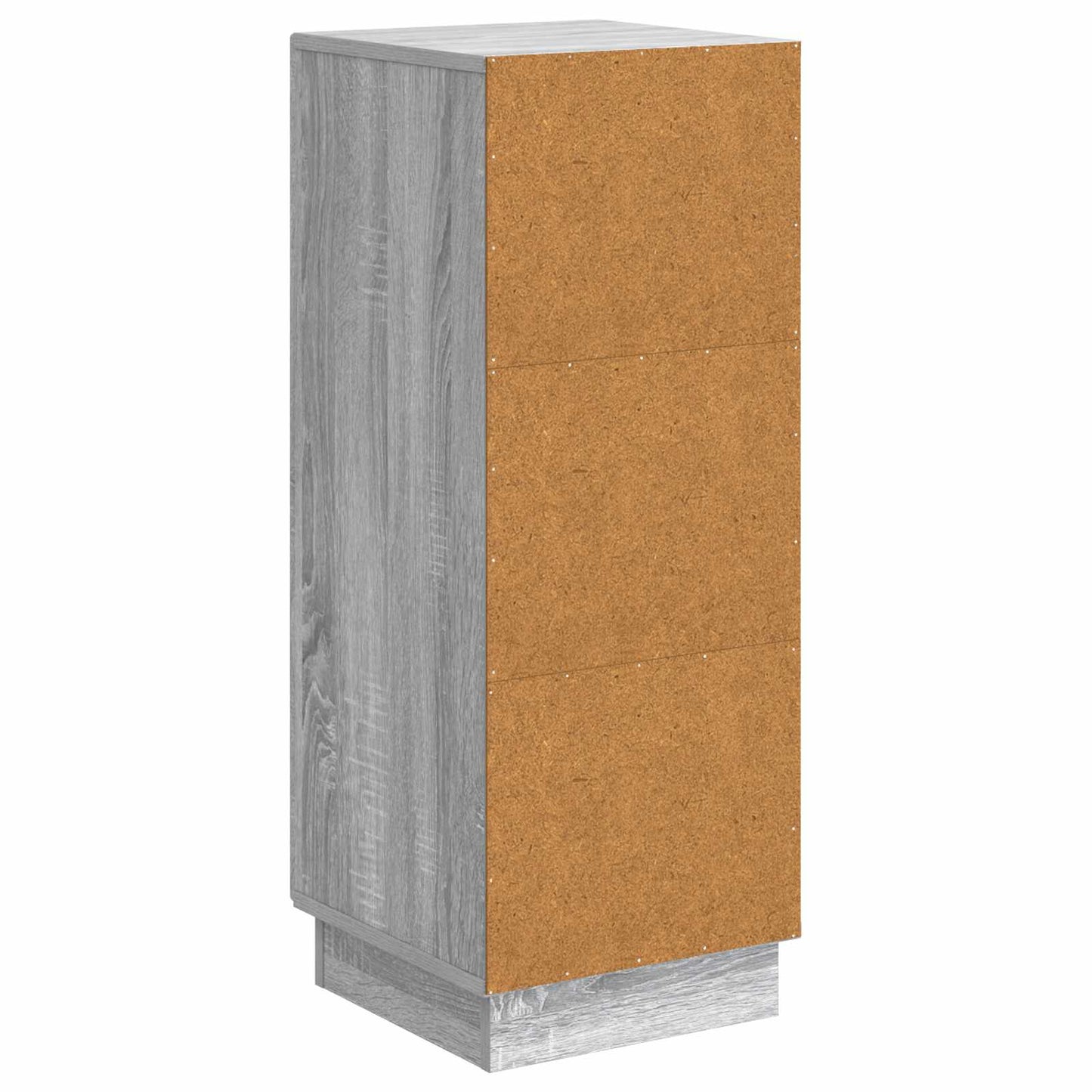 vidaXL Πλαϊνό γραφείο Γκρι Sonoma 33 x 34,5 x 87 εκ.