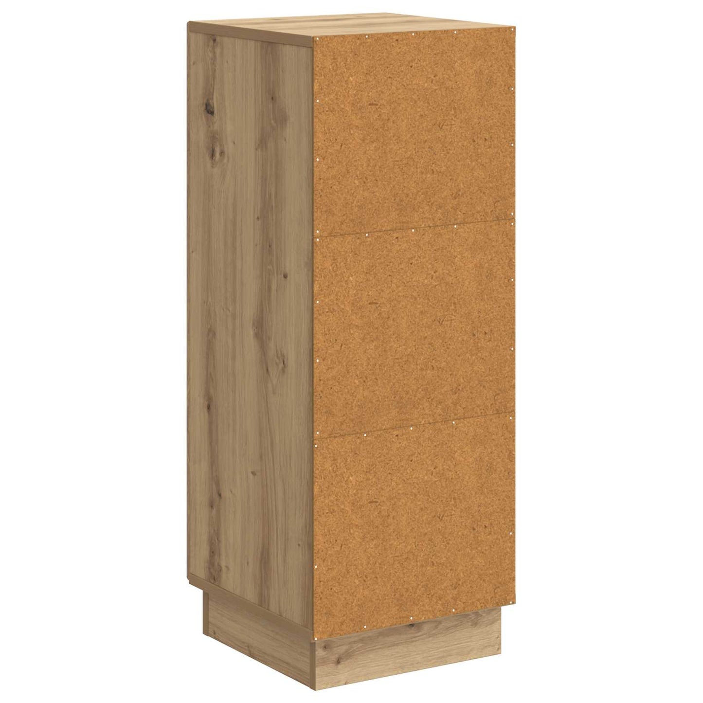 vidaXL Πλαϊνό γραφείο Artisan Δρυς 33 x 34,5 x 87 εκ.
