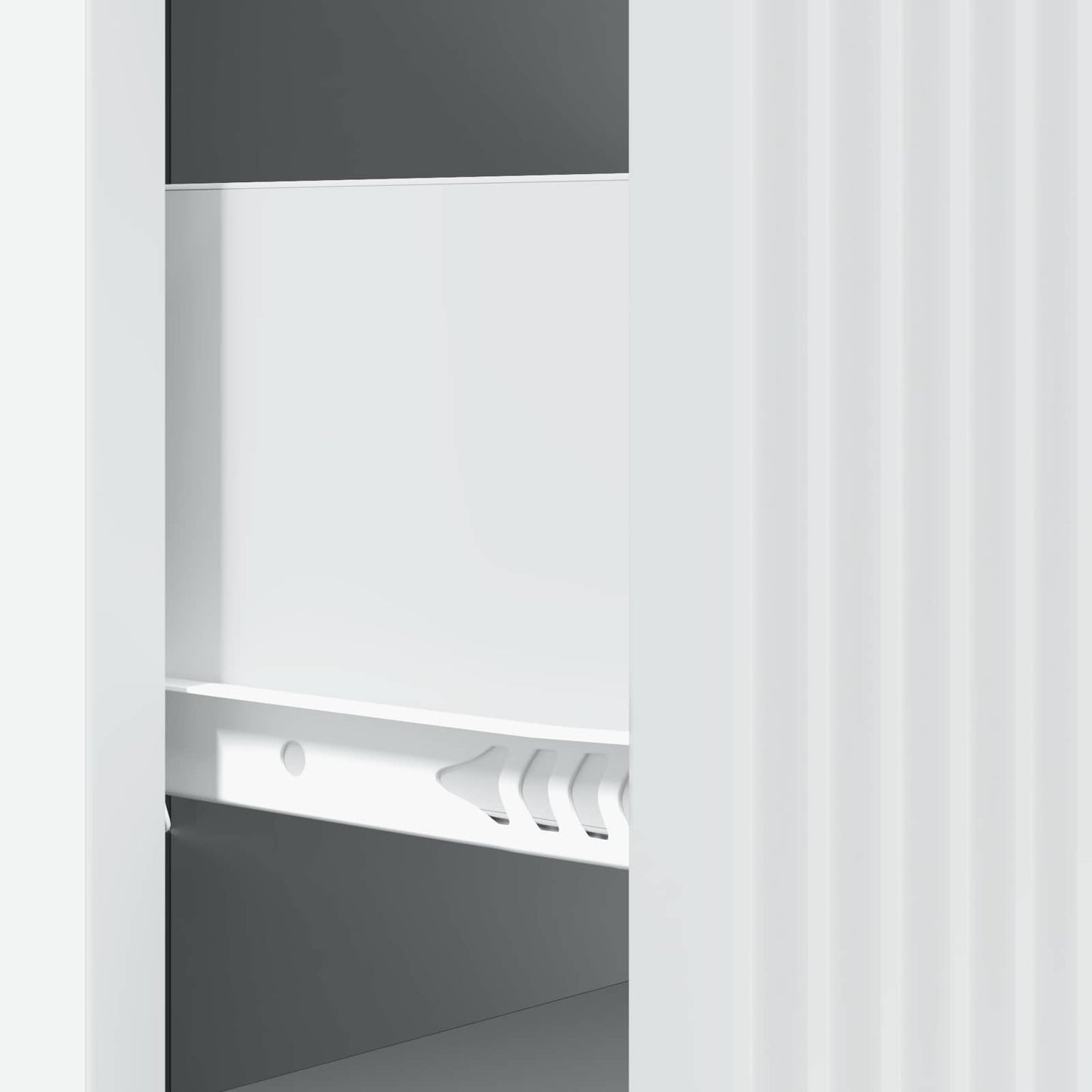 vidaXL Ντουλάπι με Συρτάρια Λευκό 33 x 34,5 x 87 εκ.