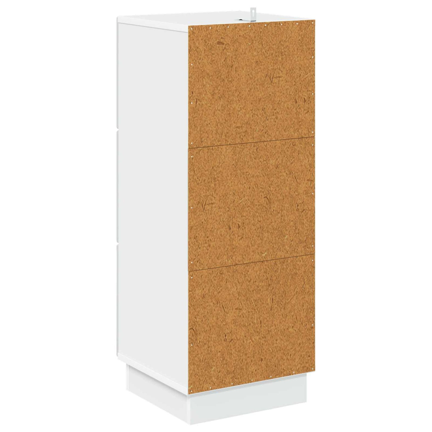 vidaXL Ντουλάπι με Συρτάρια Λευκό 33 x 34,5 x 87 εκ.