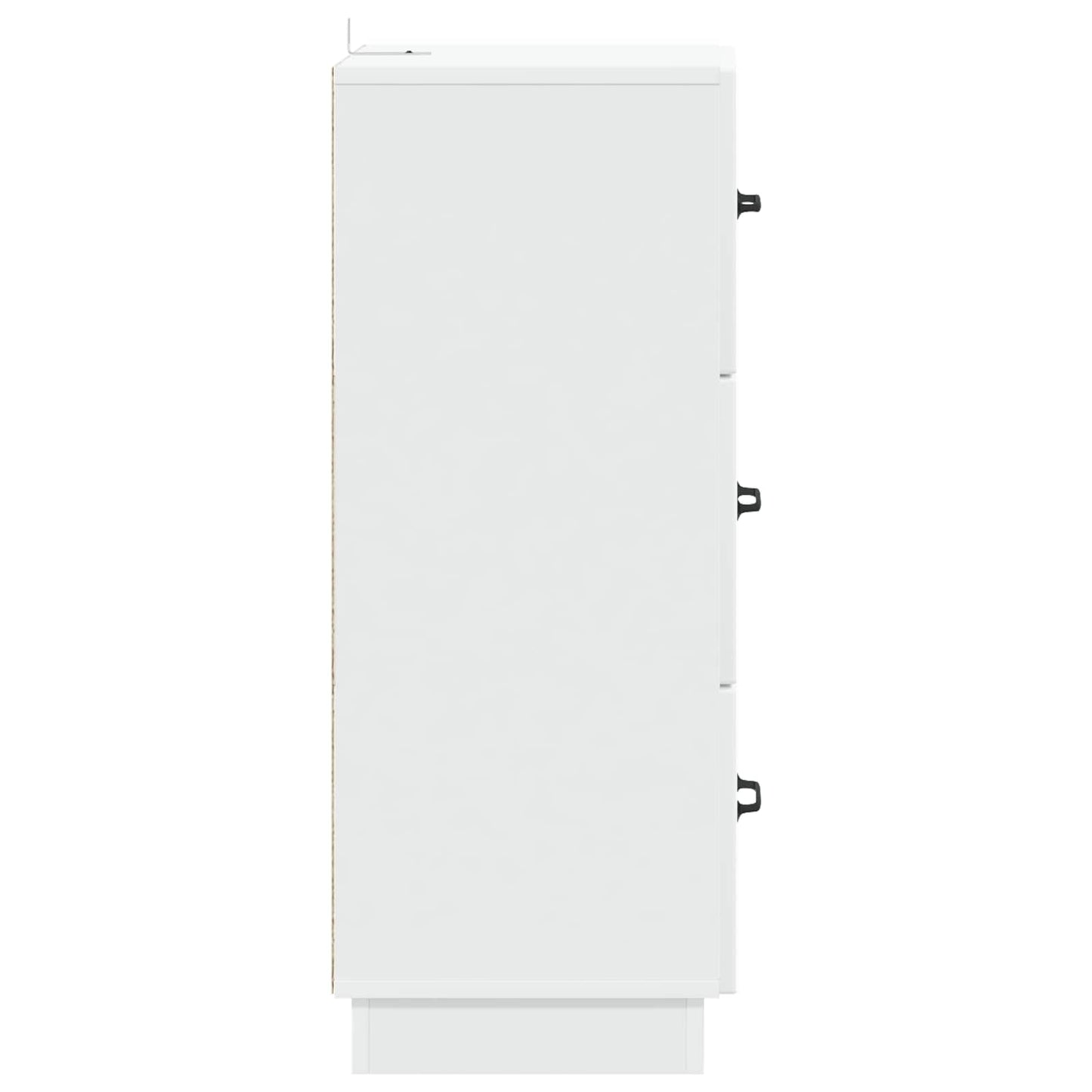 vidaXL Ντουλάπι με Συρτάρια Λευκό 33 x 34,5 x 87 εκ.