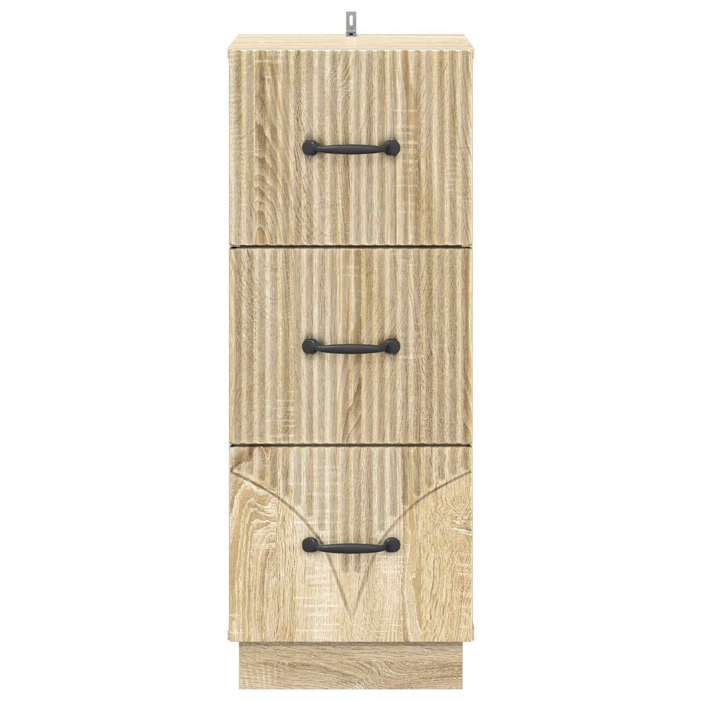vidaXL Ντουλάπι με Συρτάρια 33 x 34,5 x 87 εκ. Επεξεργασμένο Ξύλο