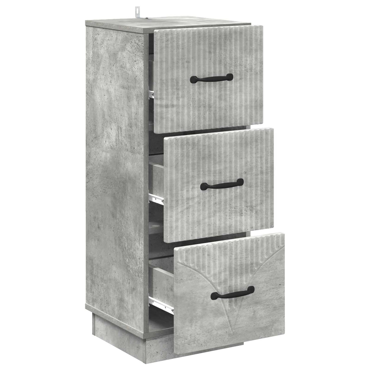 vidaXL Ντουλάπι με Συρτάρια 33 x 34,5 x 87 εκ. Επεξεργασμένο Ξύλο