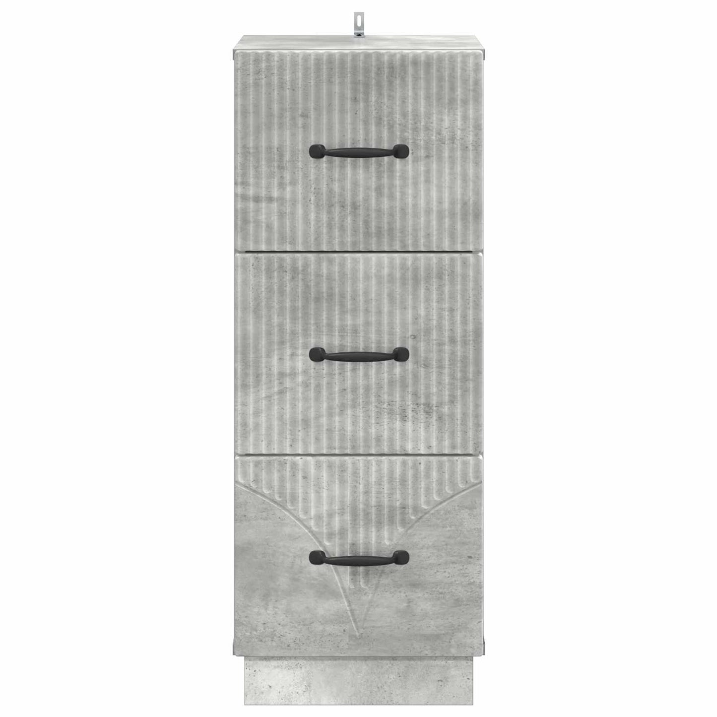vidaXL Ντουλάπι με Συρτάρια 33 x 34,5 x 87 εκ. Επεξεργασμένο Ξύλο