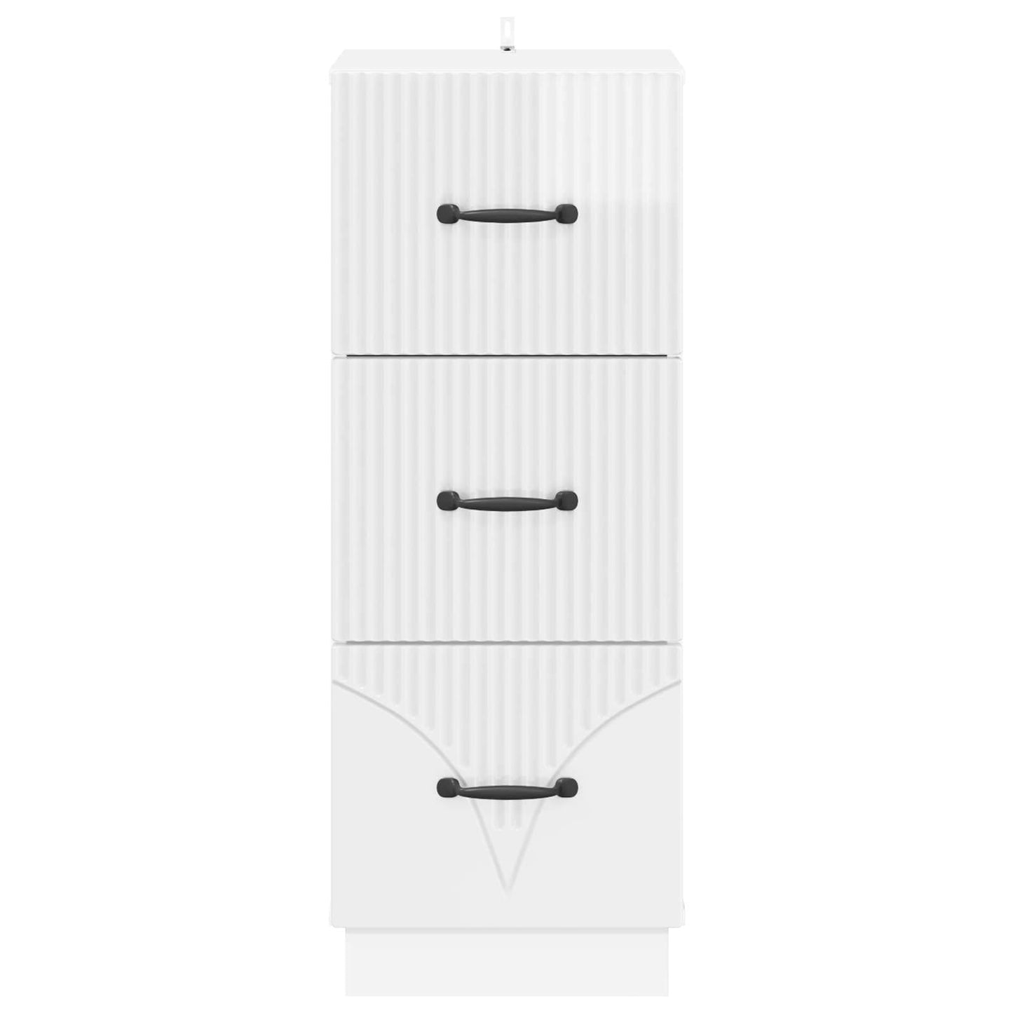 vidaXL Ντουλάπι με Συρτάρια 33 x 34,5 x 87 εκ. Επεξεργασμένο Ξύλο
