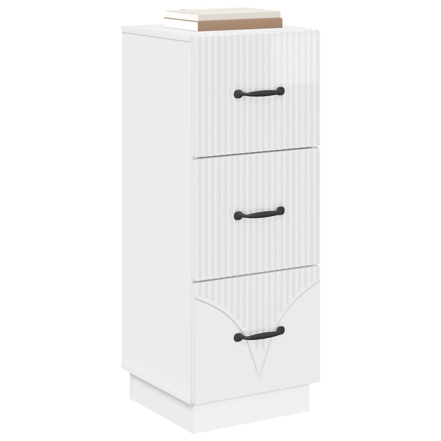 vidaXL Ντουλάπι με Συρτάρια 33 x 34,5 x 87 εκ. Επεξεργασμένο Ξύλο