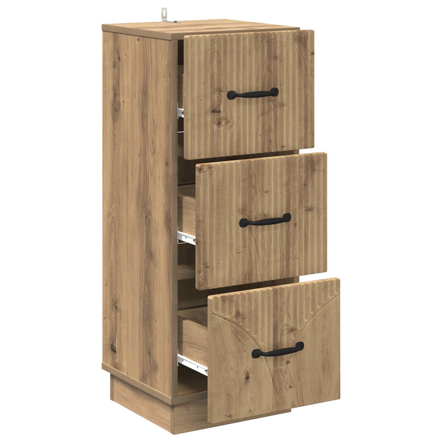 vidaXL Ντουλάπι με Συρτάρια 33 x 34,5 x 87 εκ. Επεξεργασμένο Ξύλο