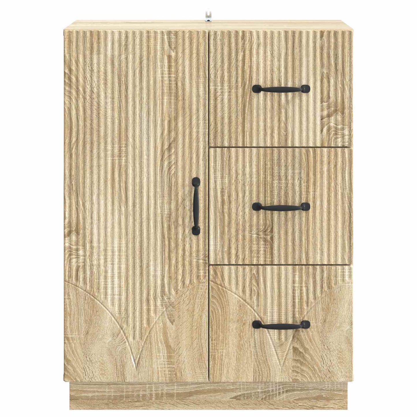 vidaXL Πλαϊνό γραφείο με συρτάρι Sonoma Δρυς 66 x 34,5 x 87 εκ.