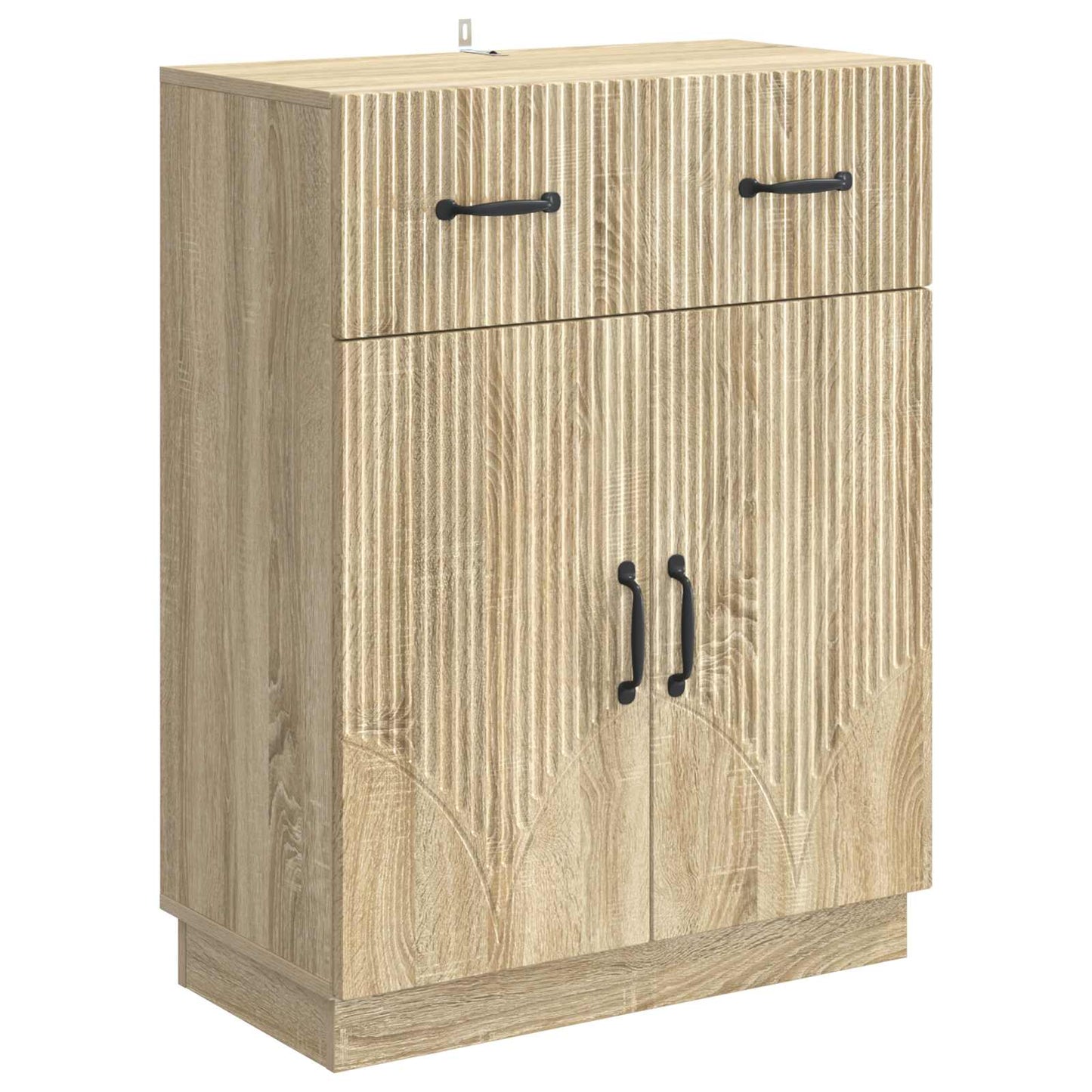 vidaXL Πλαϊνό γραφείο με συρτάρι Sonoma Δρυς 66 x 34,5 x 87 εκ.