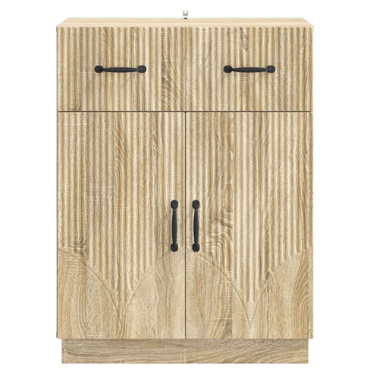 vidaXL Πλαϊνό γραφείο με συρτάρι Sonoma Δρυς 66 x 34,5 x 87 εκ.