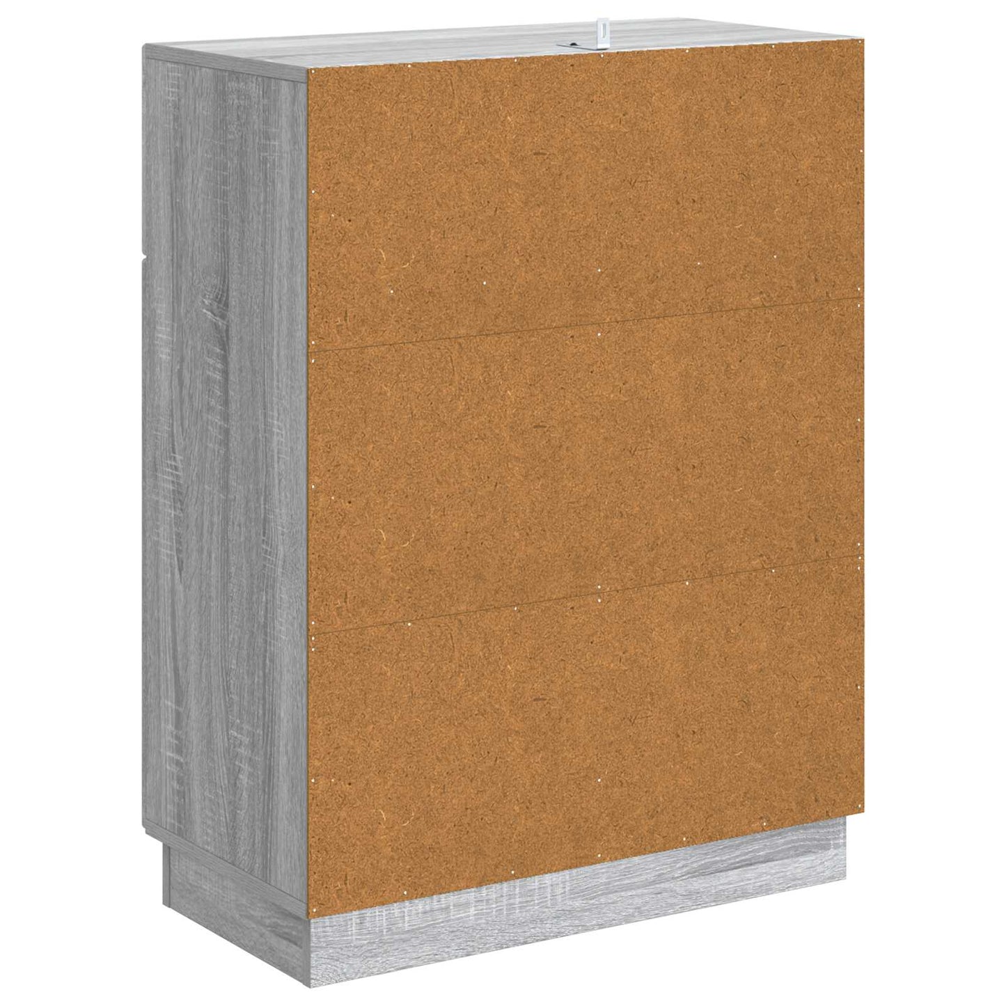 vidaXL Πλαϊνό γραφείο με συρτάρι Γκρι Sonoma 66 x 34,5 x 87 εκ.