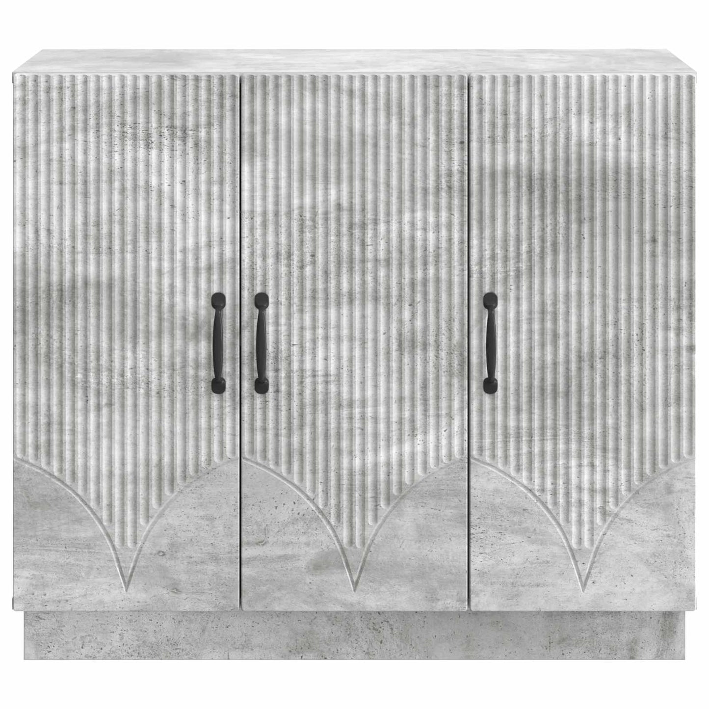 vidaXL Πλαϊνό γραφείο Γκρι Σκυροδέματος 89 x 34,5 x 77 εκ.