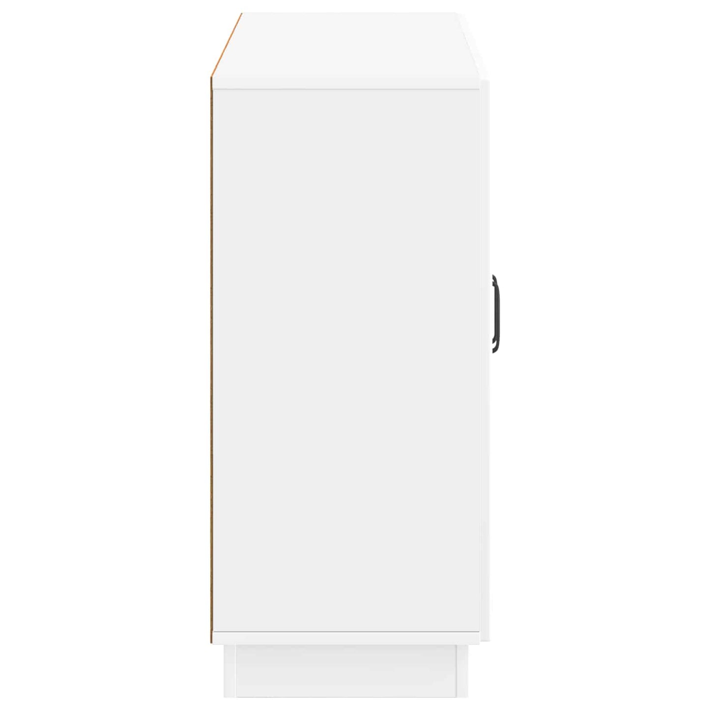 vidaXL Πλαϊνό γραφείο Γυαλιστερό Λευκό 89 x 34,5 x 77 εκ.
