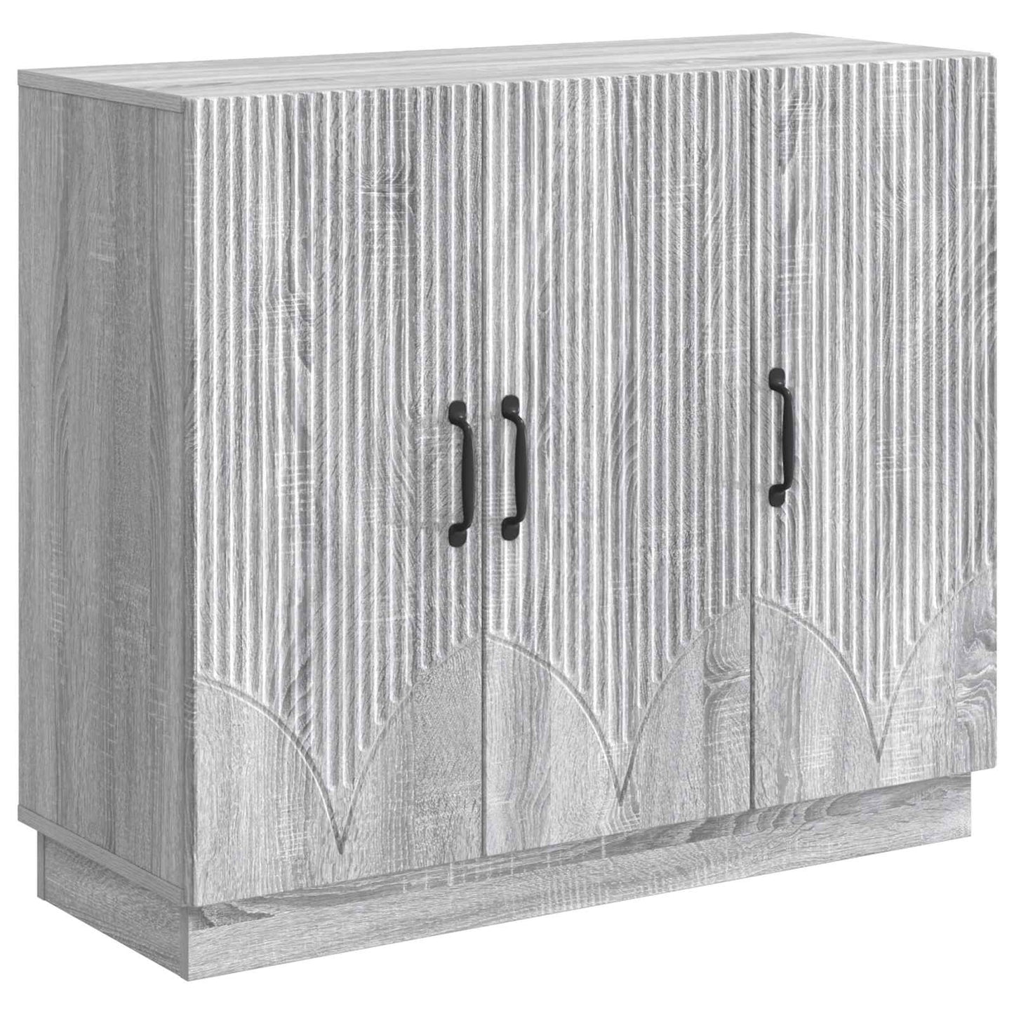 vidaXL Πλαϊνό γραφείο Γκρι Sonoma 89 x 34,5 x 77 εκ.