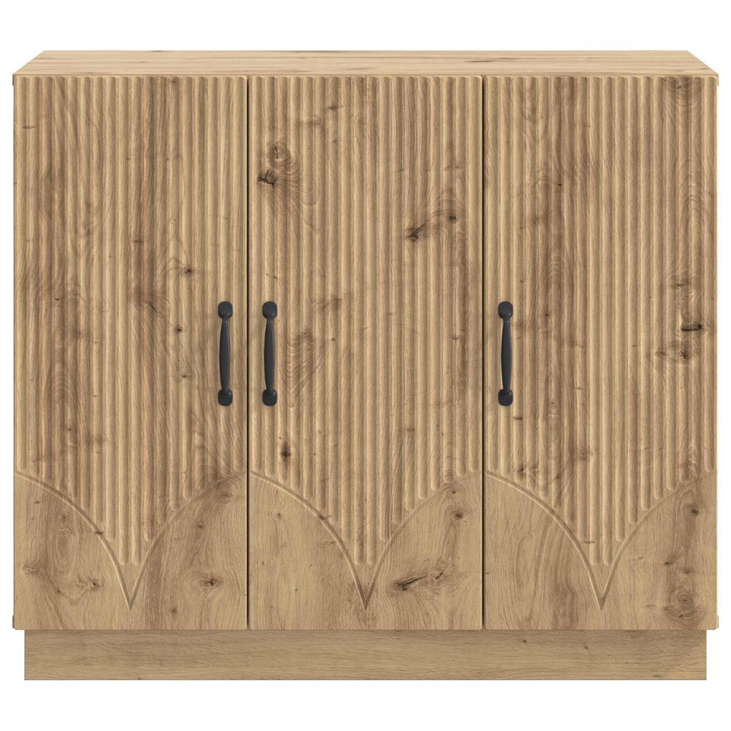vidaXL Πλαϊνό γραφείο Artisan Δρυς 89 x 34,5 x 77 εκ.