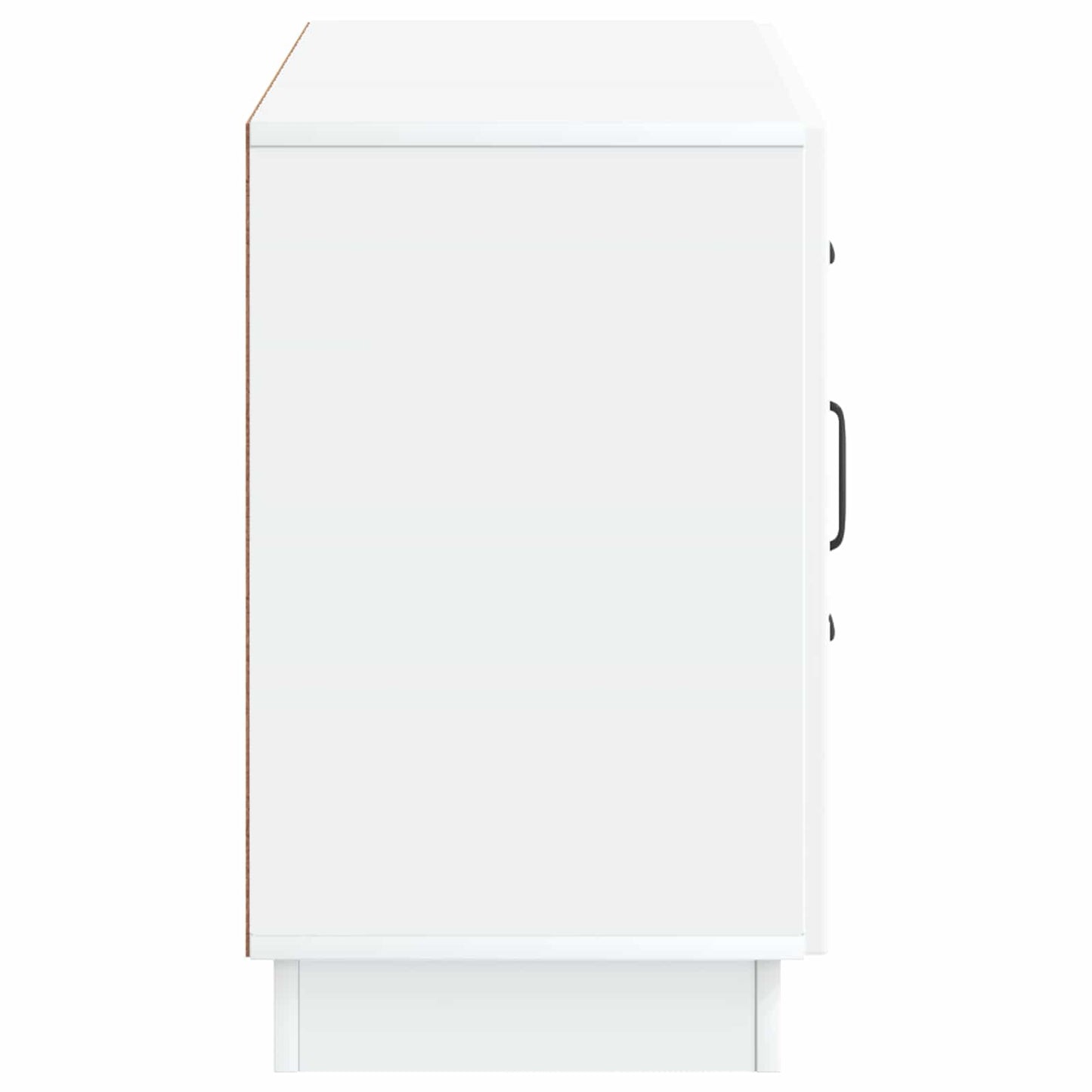 vidaXL Πλαϊνό γραφείο Λευκό 89 x 34,5 x 57 εκ. Επεξεργασμένο Ξύλο