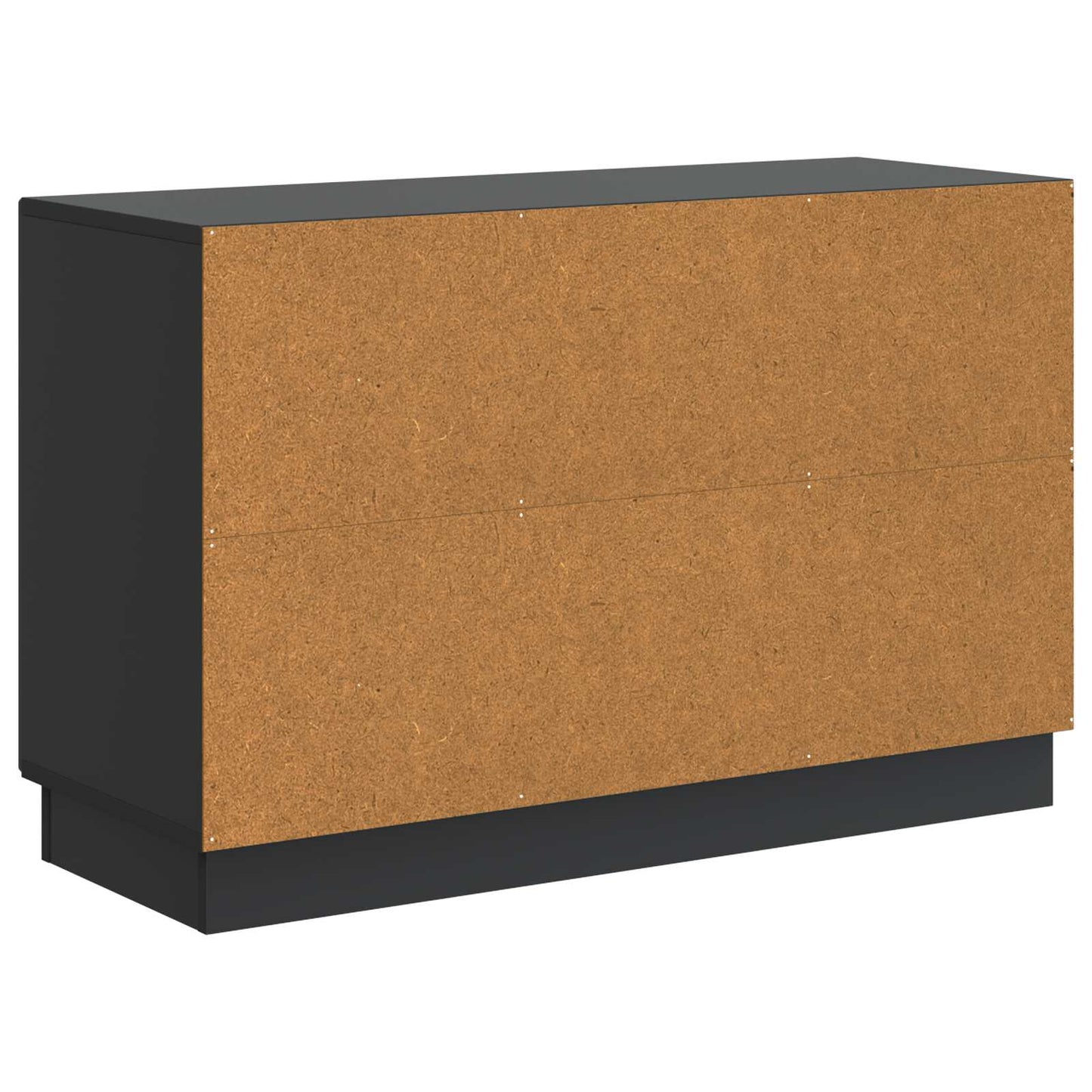 vidaXL Πλαϊνό γραφείο Μαύρο 89 x 34,5 x 57 εκ. Επεξεργασμένο Ξύλο
