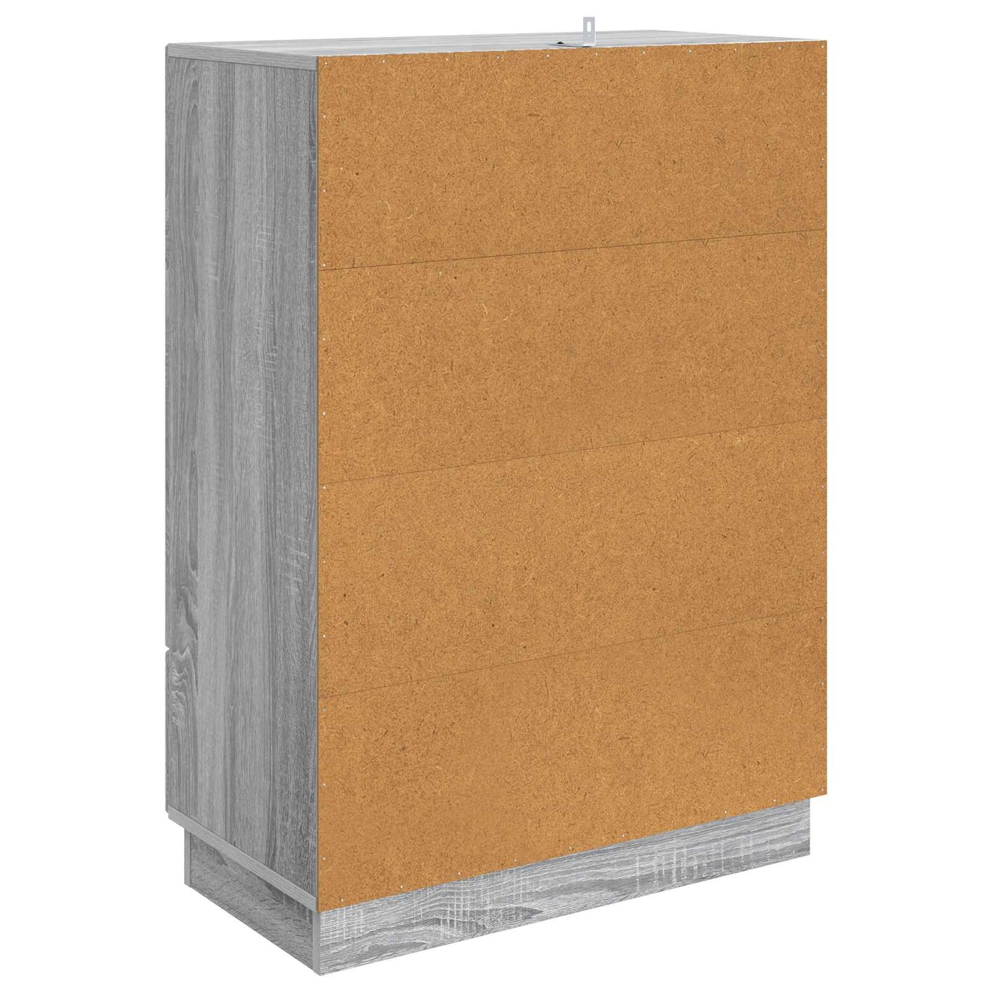 vidaXL Πλαϊνό γραφείο με συρτάρι Γκρι Sonoma 66 x 34,5 x 92 εκ.