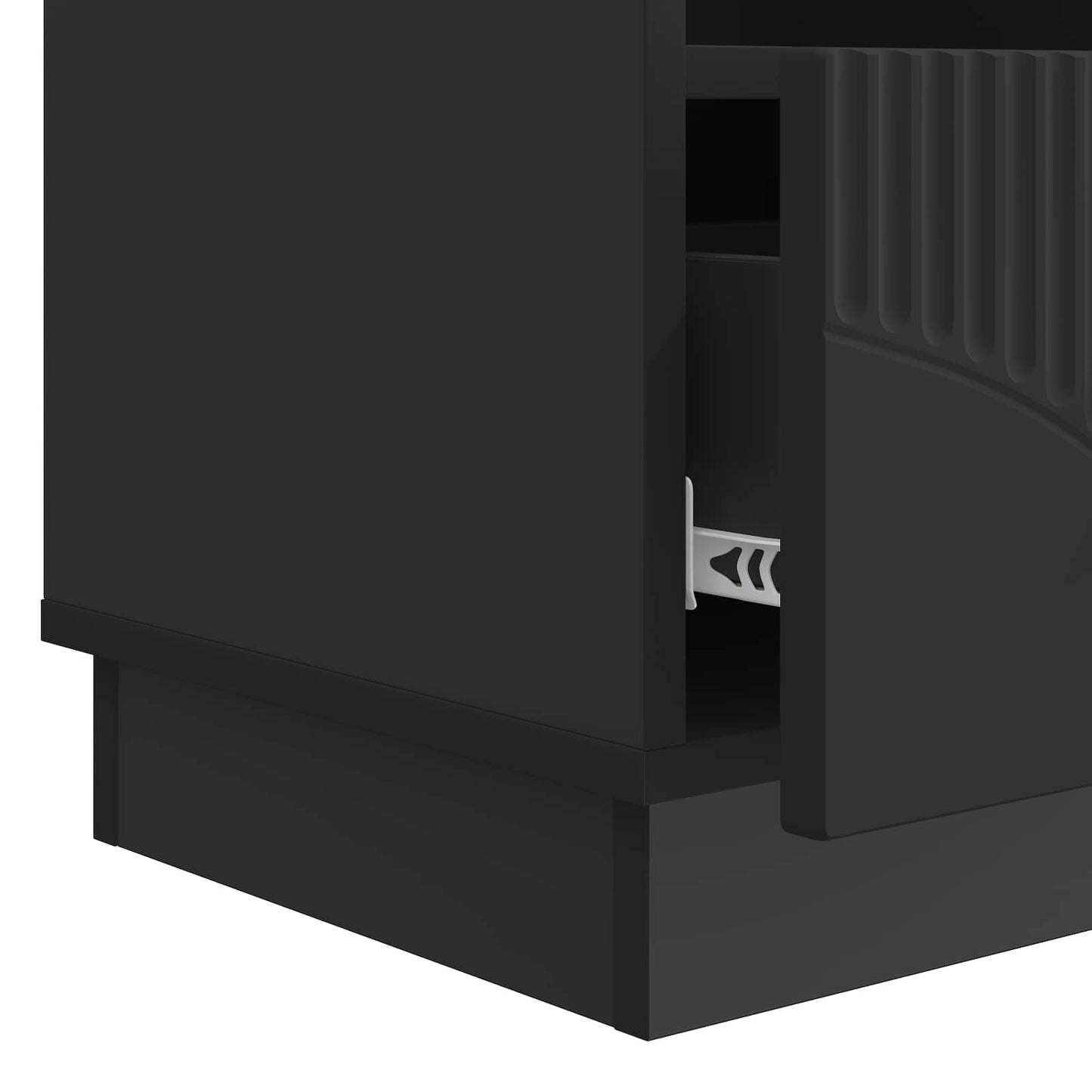vidaXL Ντουλάπι TV Μαύρο 102 x 34,5 x 47 εκ Επεξεργασμένο Ξύλο