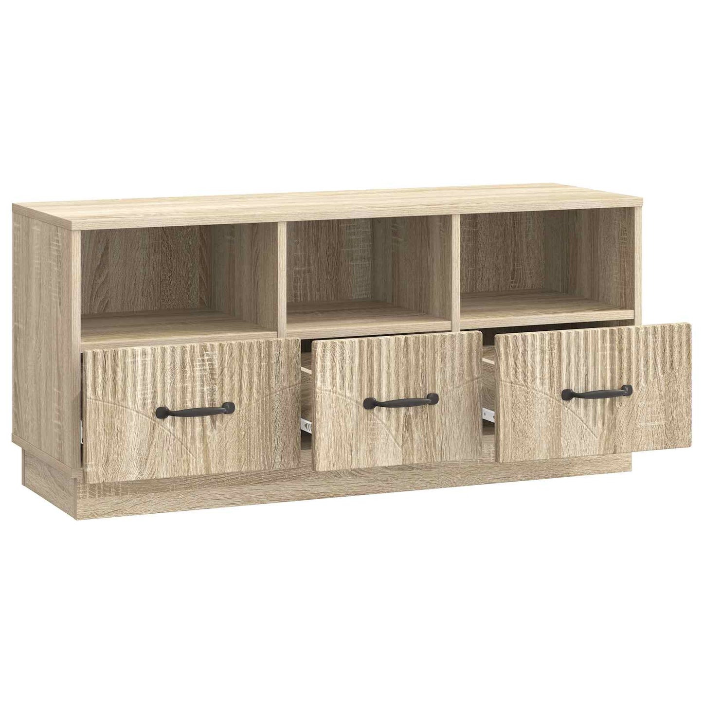 vidaXL Ντουλάπι TV Sonoma Δρυς 102 x 34,5 x 47 εκ Επεξεργασμένο Ξύλο