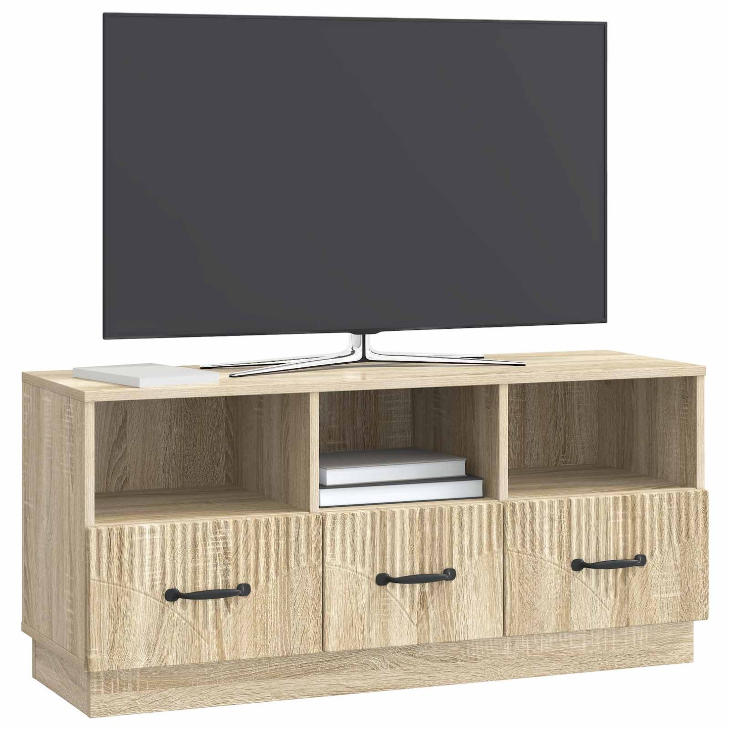 vidaXL Ντουλάπι TV Sonoma Δρυς 102 x 34,5 x 47 εκ Επεξεργασμένο Ξύλο
