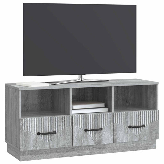 vidaXL Ντουλάπι TV Γκρι Sonoma 102 x 34,5 x 47 εκ Επεξεργασμένο Ξύλο