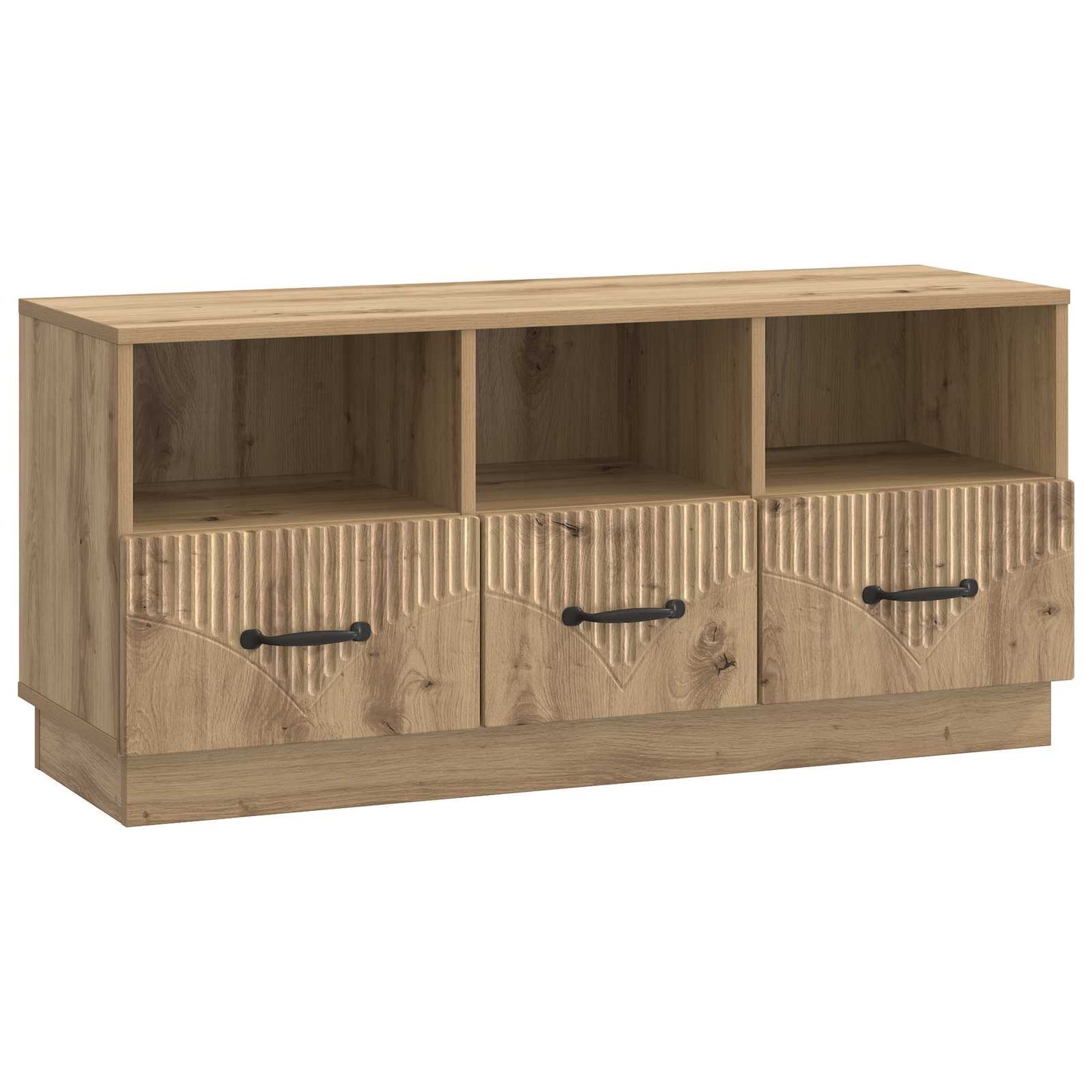 vidaXL Ντουλάπι TV Artisan Δρυς 102 x 34,5 x 47 εκ Επεξεργασμένο Ξύλο
