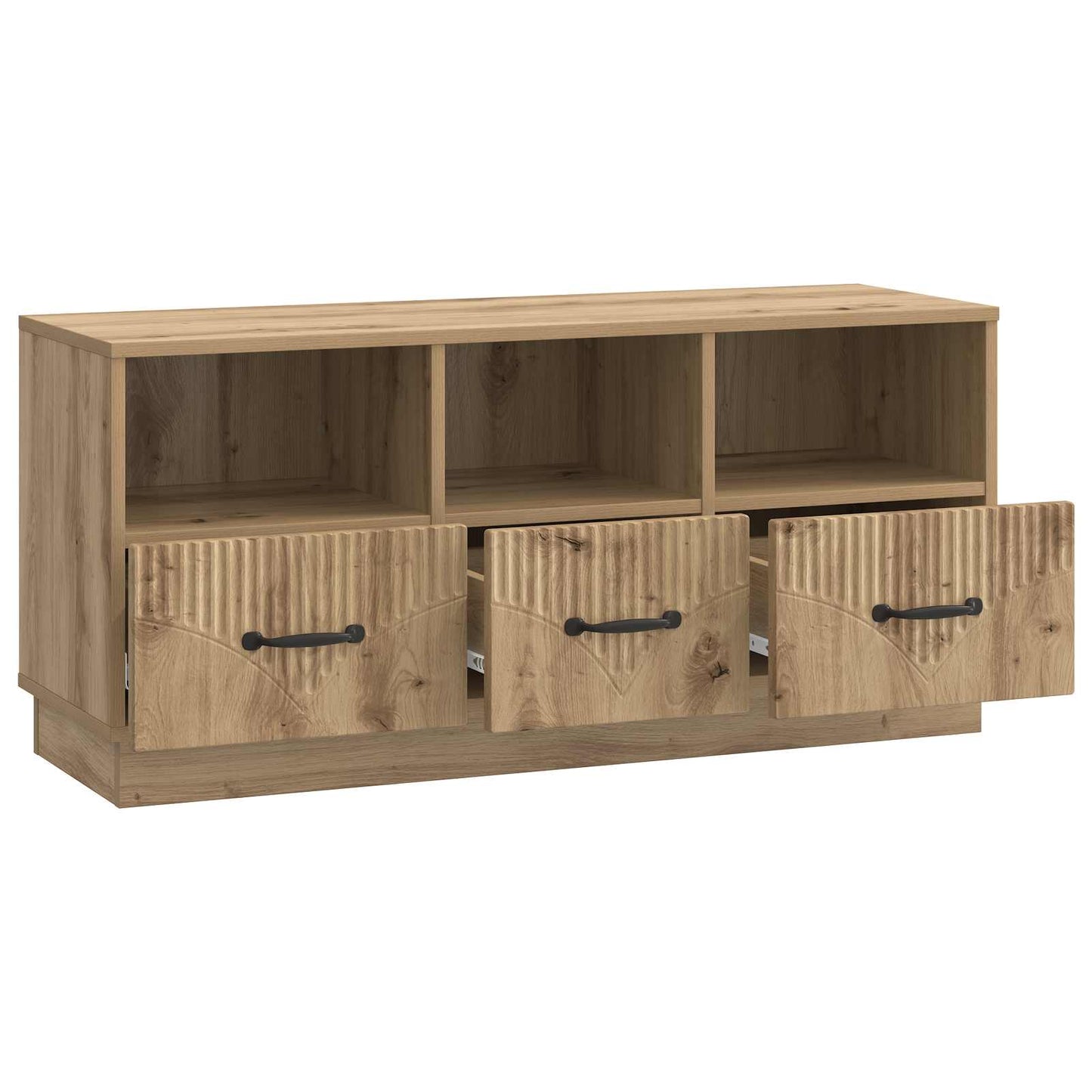 vidaXL Ντουλάπι TV Artisan Δρυς 102 x 34,5 x 47 εκ Επεξεργασμένο Ξύλο