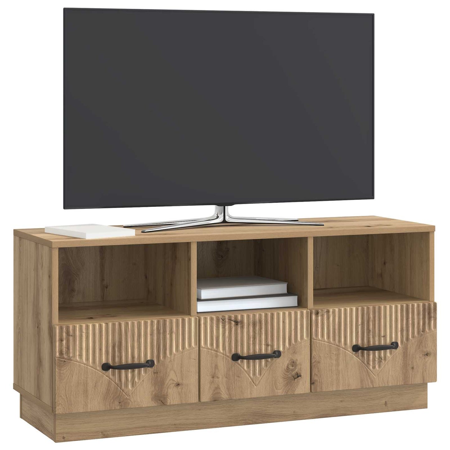 vidaXL Ντουλάπι TV Artisan Δρυς 102 x 34,5 x 47 εκ Επεξεργασμένο Ξύλο