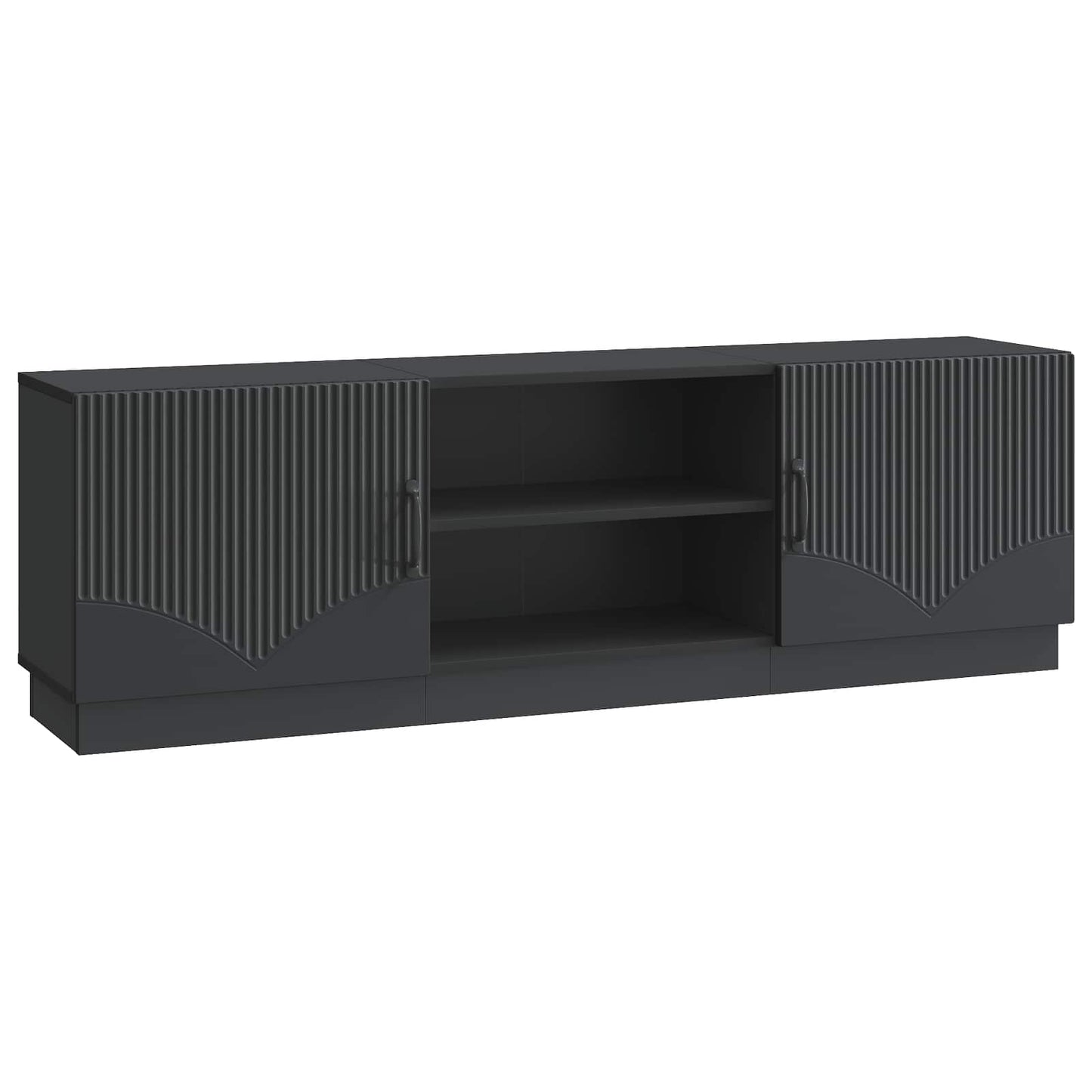 vidaXL Ντουλάπι TV Μαύρο 150 x 31 x 47 εκ Επεξεργασμένο Ξύλο