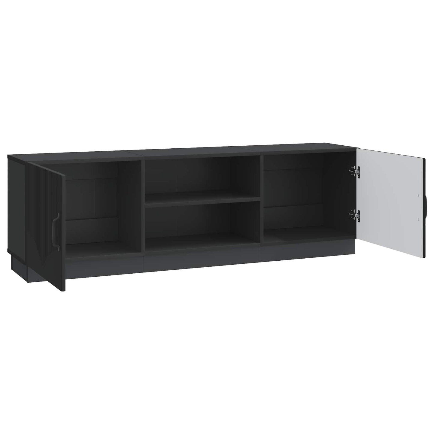 vidaXL Ντουλάπι TV Μαύρο 150 x 31 x 47 εκ Επεξεργασμένο Ξύλο