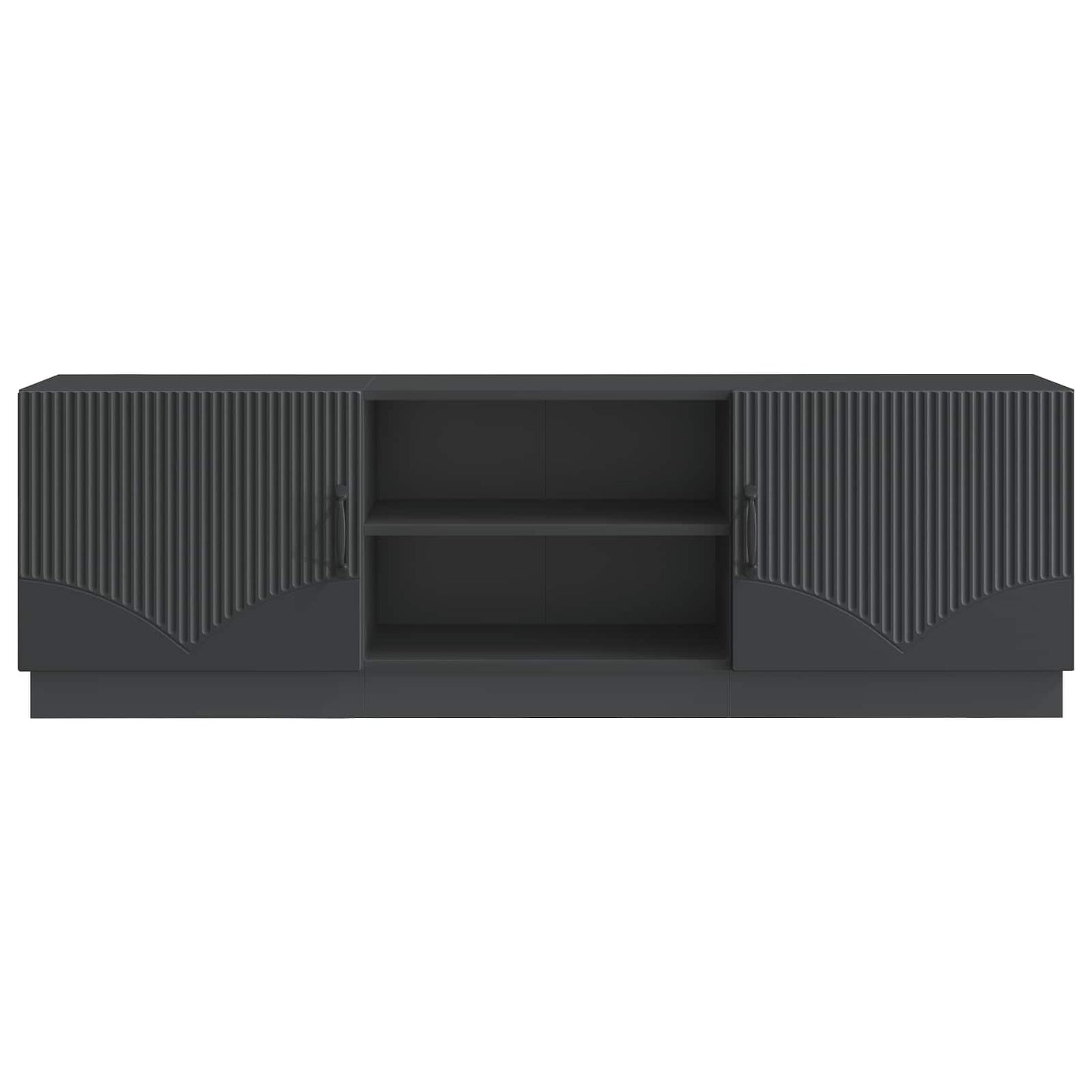 vidaXL Ντουλάπι TV Μαύρο 150 x 31 x 47 εκ Επεξεργασμένο Ξύλο