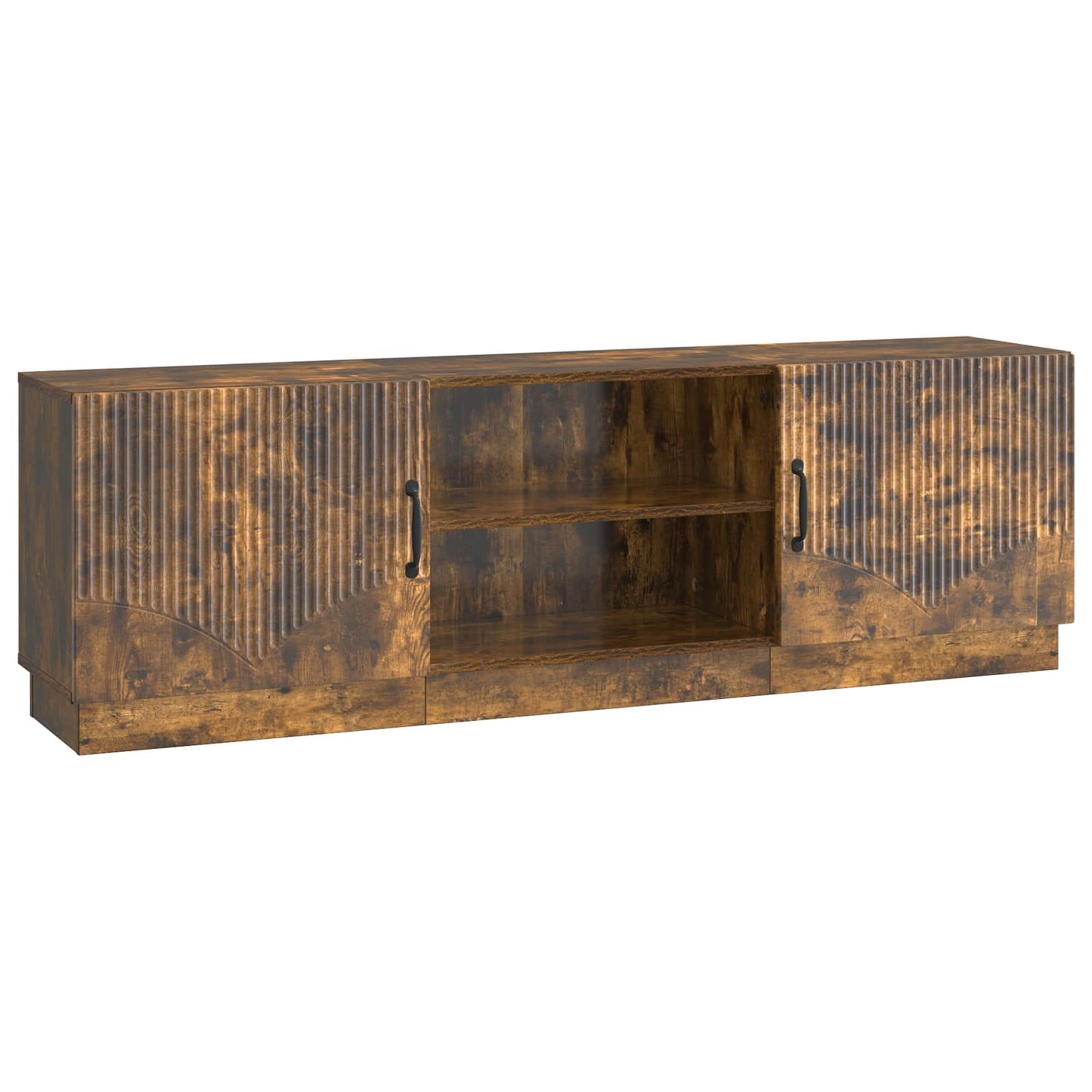 vidaXL Ντουλάπι TV Καπνισμένο Ξύλο Δρυός 150 x 31 x 47 εκ