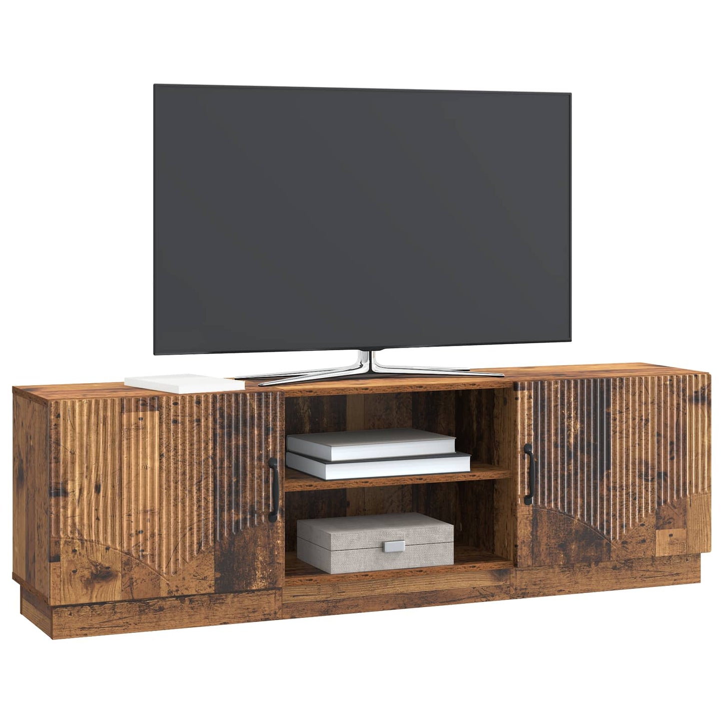 vidaXL Ντουλάπι TV Παλαιωμένο ξύλο 150 x 31 x 47 εκ Επεξεργασμένο Ξύλο