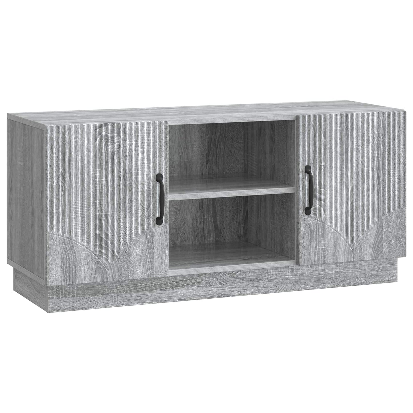 vidaXL Ντουλάπι TV Γκρι Sonoma 102 x 34,5 x 47 εκ Επεξεργασμένο Ξύλο