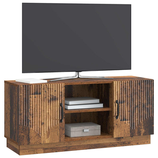 vidaXL Ντουλάπι TV Παλαιωμένο ξύλο 102 x 34,5 x 47 εκ