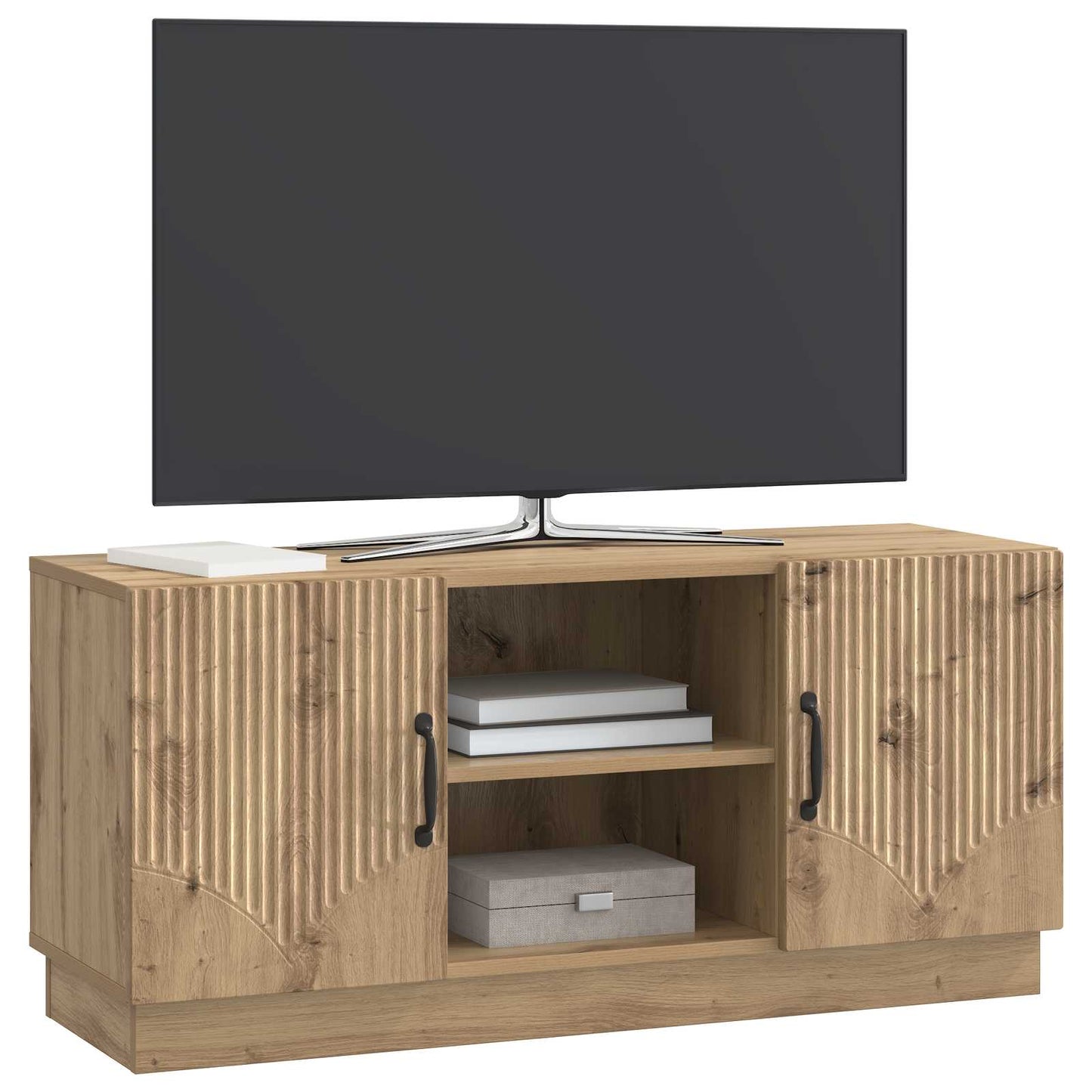 vidaXL Ντουλάπι TV Artisan Δρυς 102 x 34,5 x 47 εκ Επεξεργασμένο Ξύλο