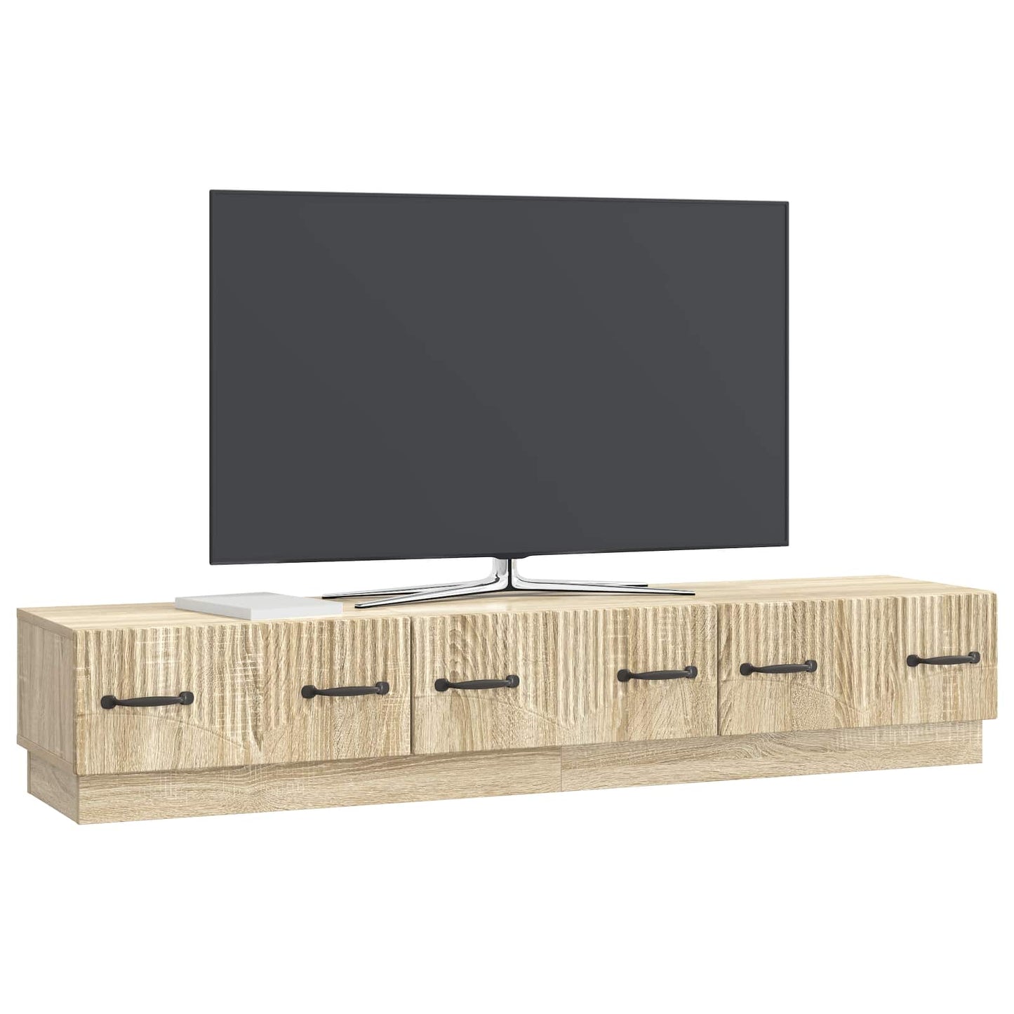 vidaXL Ντουλάπι TV Sonoma Δρυς 147 x 34,5 x 27 εκ Επεξεργασμένο Ξύλο