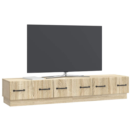 vidaXL Ντουλάπι TV Sonoma Δρυς 147 x 34,5 x 27 εκ Επεξεργασμένο Ξύλο