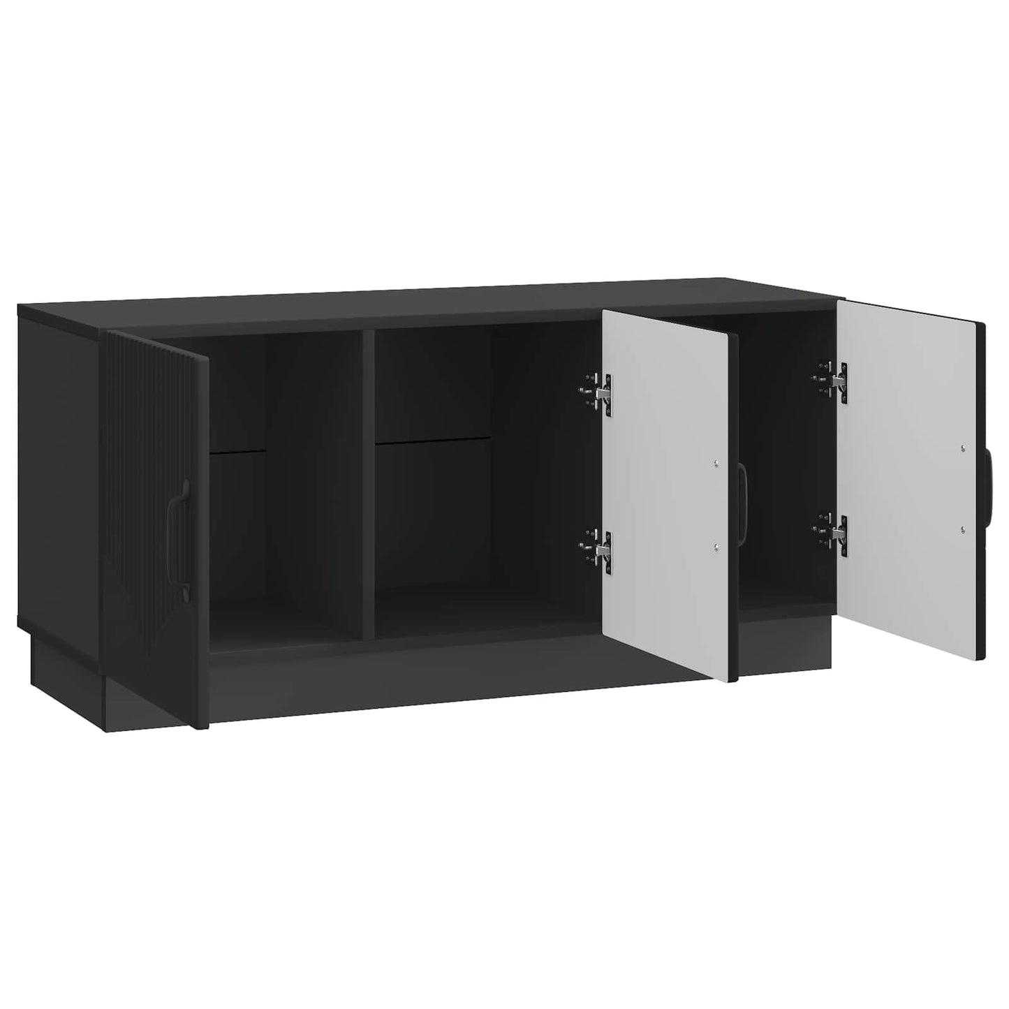 vidaXL Ντουλάπι TV Μαύρο 99 x 34,5 x 47 εκ Επεξεργασμένο Ξύλο