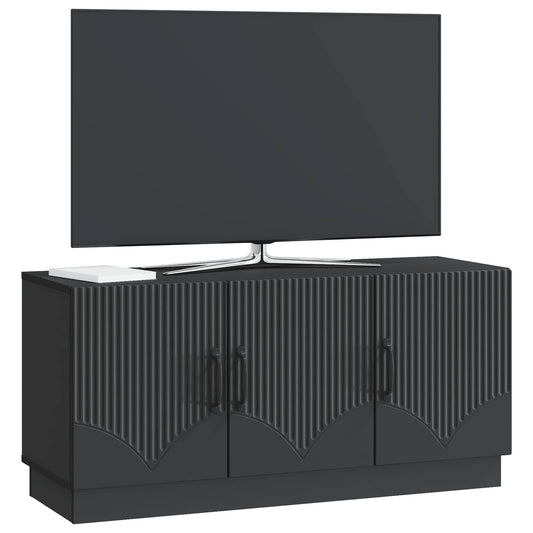 vidaXL Ντουλάπι TV Μαύρο 99 x 34,5 x 47 εκ Επεξεργασμένο Ξύλο